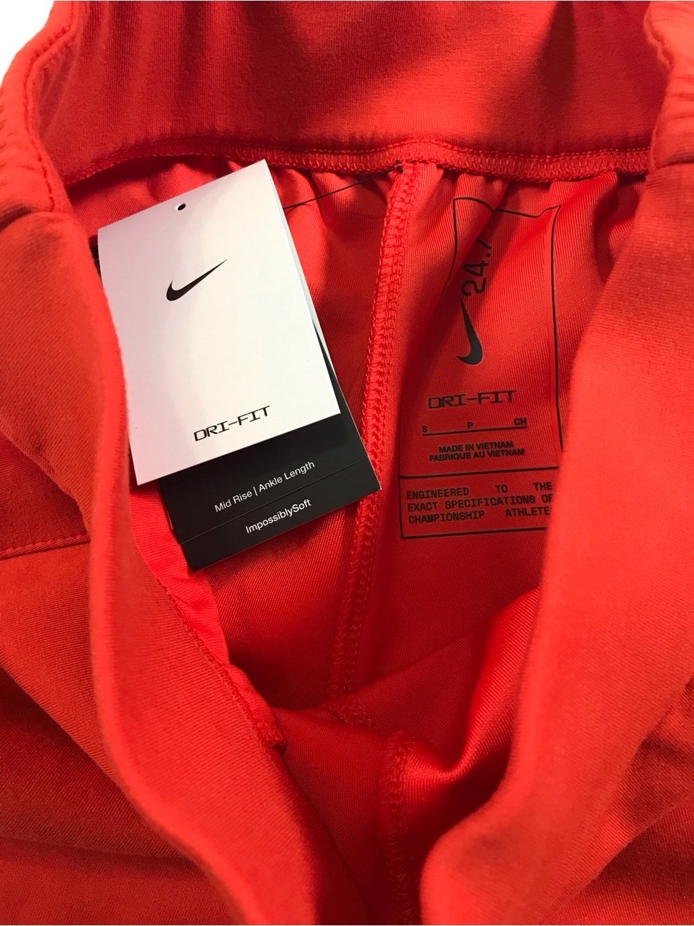 Nike Womens Impossible Soft Dri-Fit Sweatpants Joggers(HQ8184-633) Red Small - Picture 8 of 10